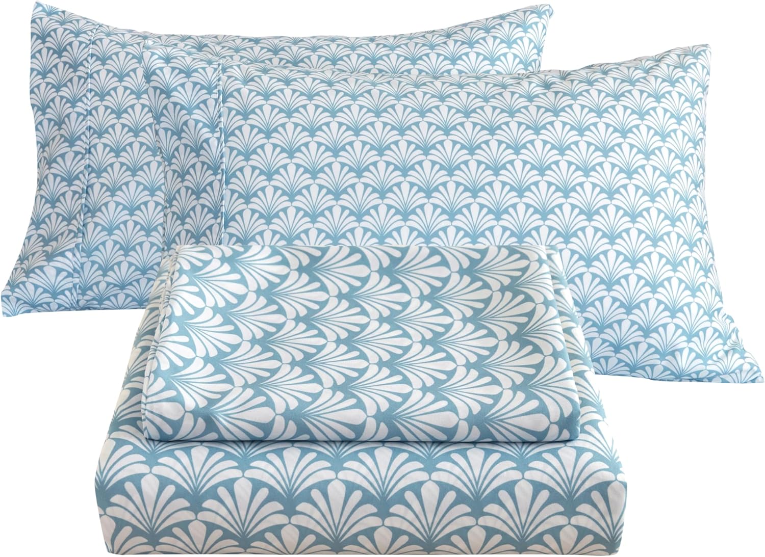 Mooreeke Printed Queen Sheets, Floral Queen Bed Sheet Set