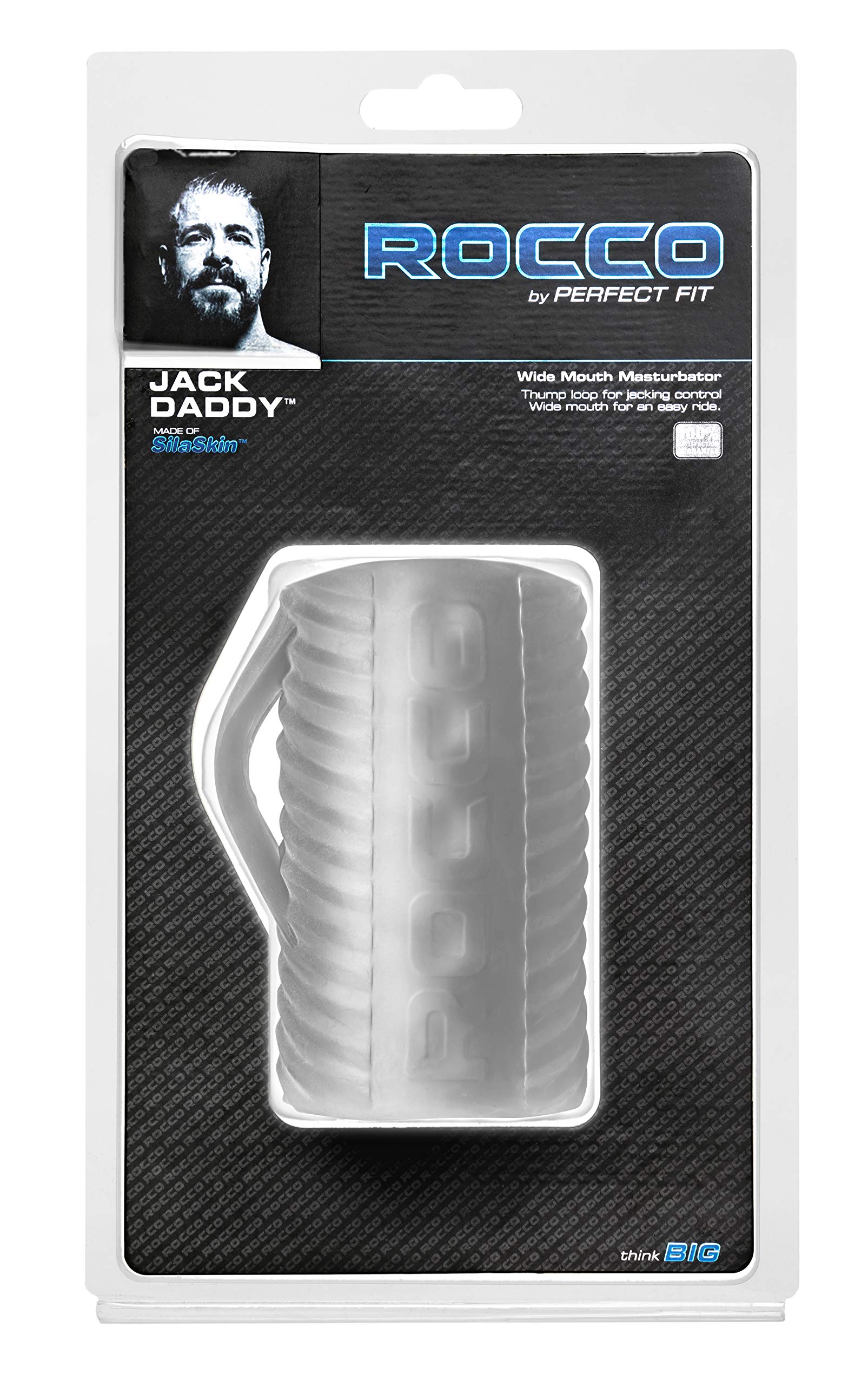 Amazon.com: PerfectFit Brand Rocco(TM) Jack Daddy(TM) Stroker Open Ended  Pocket Pal Male Masturbator with Thumb Handle, Internal Texturing,  SilaSkin(TM) : Health & Household