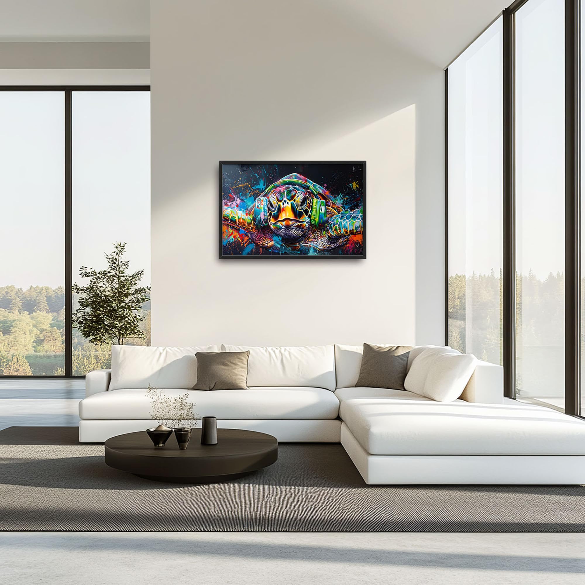 Amazon.co.jp: Neximag Banksy Seaturtle 大型ウォールアート 36インチ