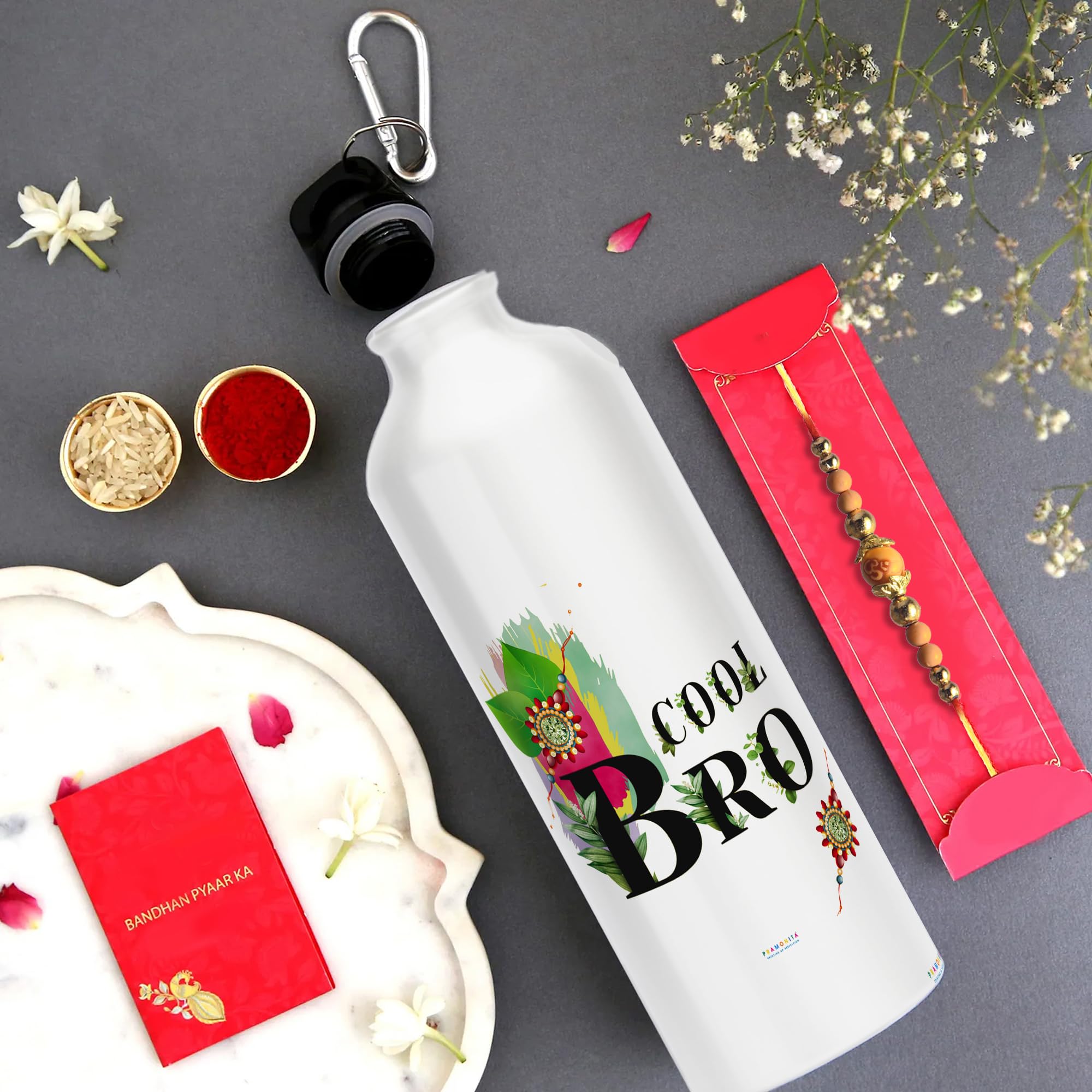 PRAMONITA Rakhi Special Combo of Sipper Bottle & Rakhi of Love with Roli & Chawal. A Creative Way to Celebrate Rakshabandhan. Print: Best Brother (SP-09-AA) (B0CD4PLG3L) Amazon Price History, Amazon Price Tracker