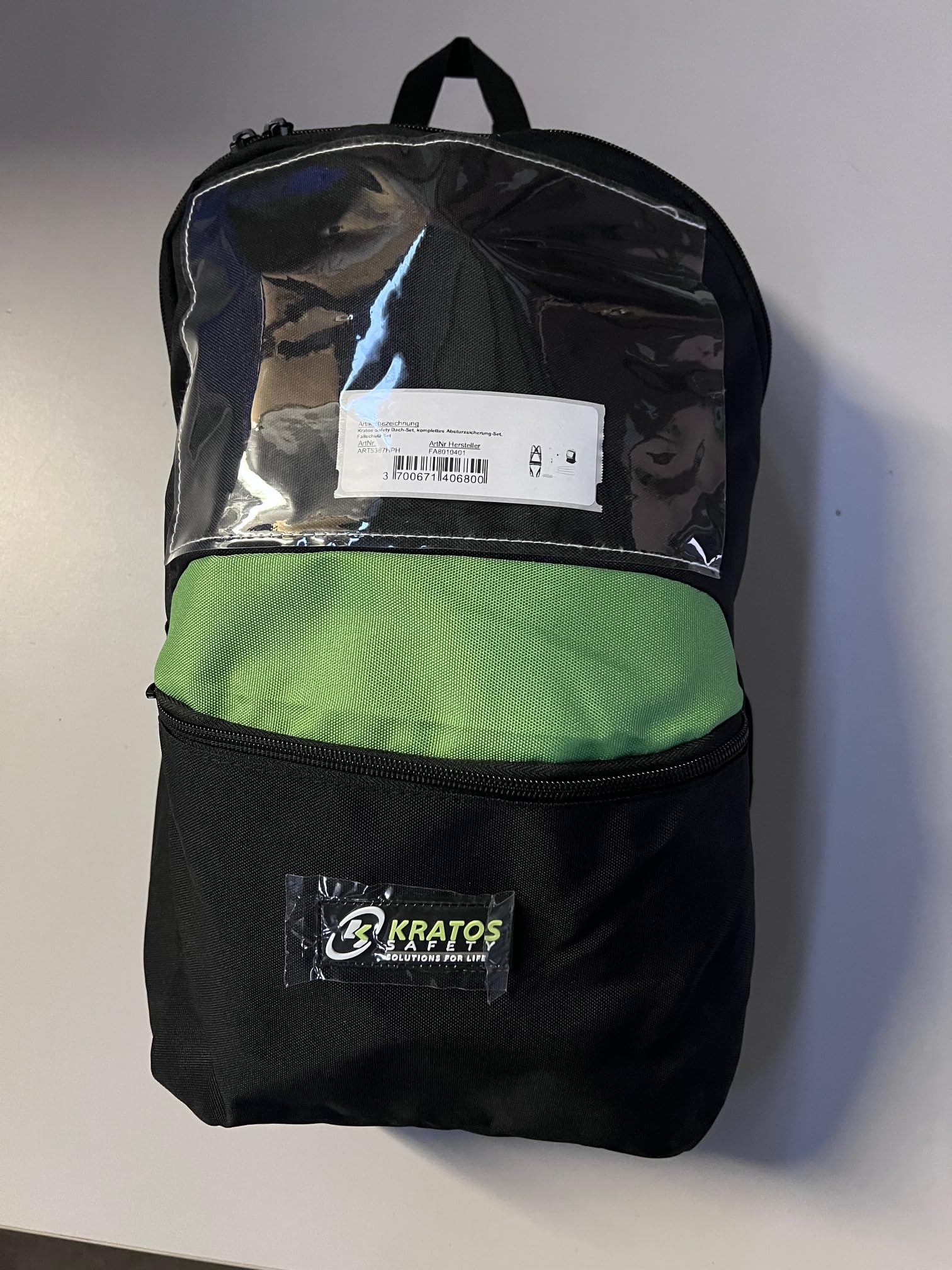 Kratos Safety Dach-Set, komplettes Absturzsicherung-Set, Fallschutz-Set