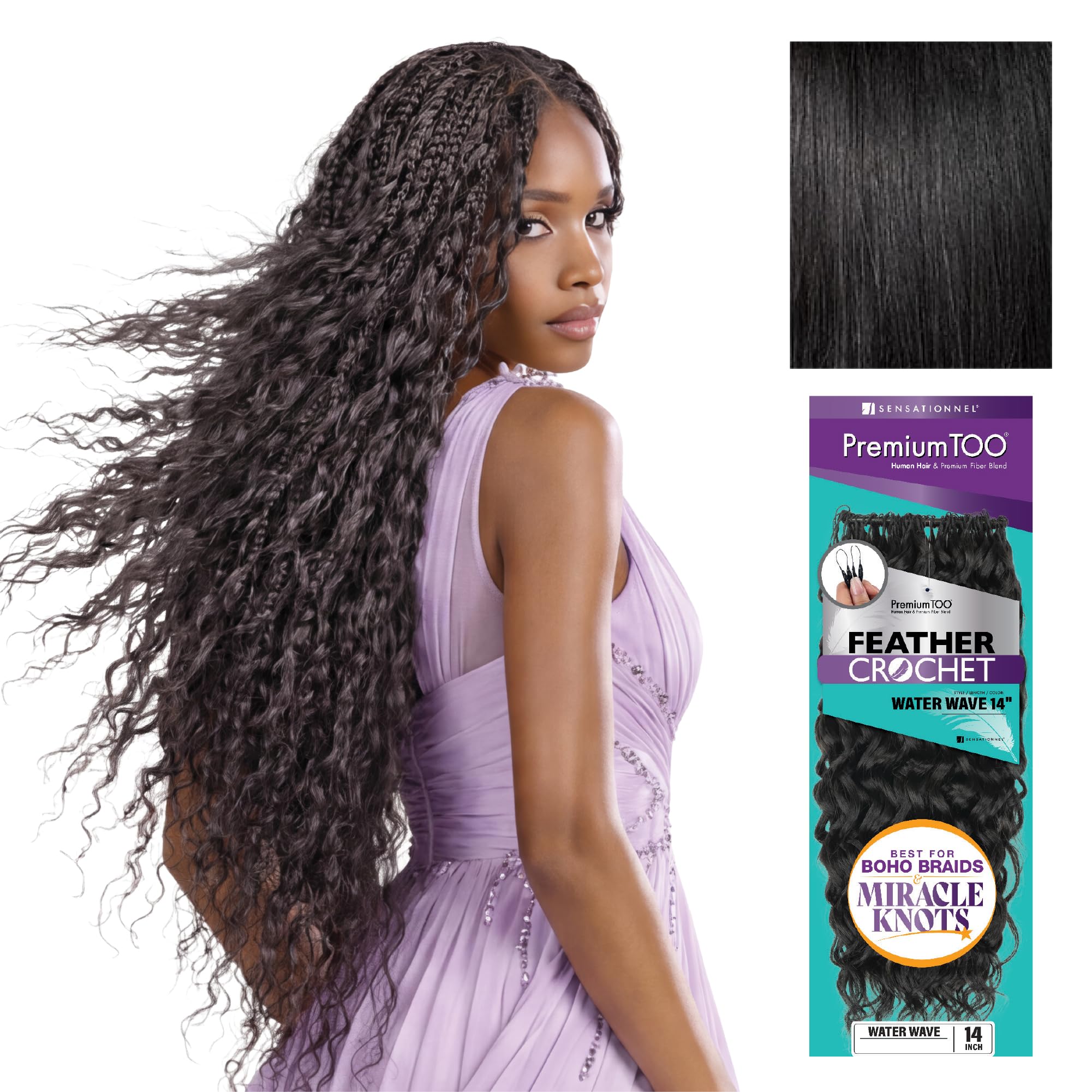 Amazon.com : Sensationnel PremToo Feather Crochet Braidinghair Amazon.com : Sensationnel PremToo Feather Crochet Braidinghair