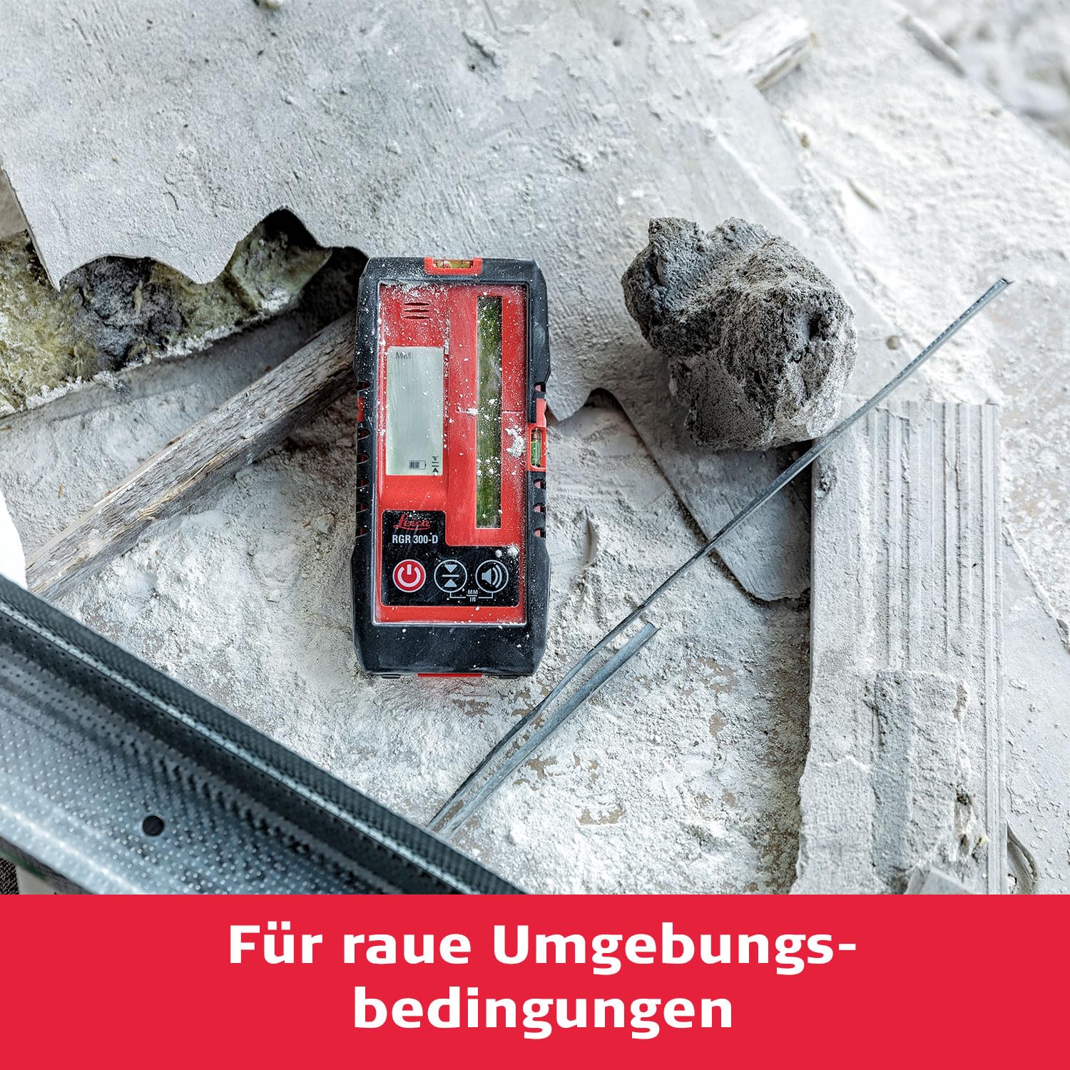 Leica RGR 300-D - Digitaler Linien Laser Empfänger mit digitaler Anzeige
