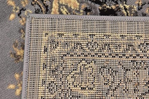 Vista 652 de Unique Loom Reza Collection- Alfombra, Polipropileno, Marrón Marrón/ marfil