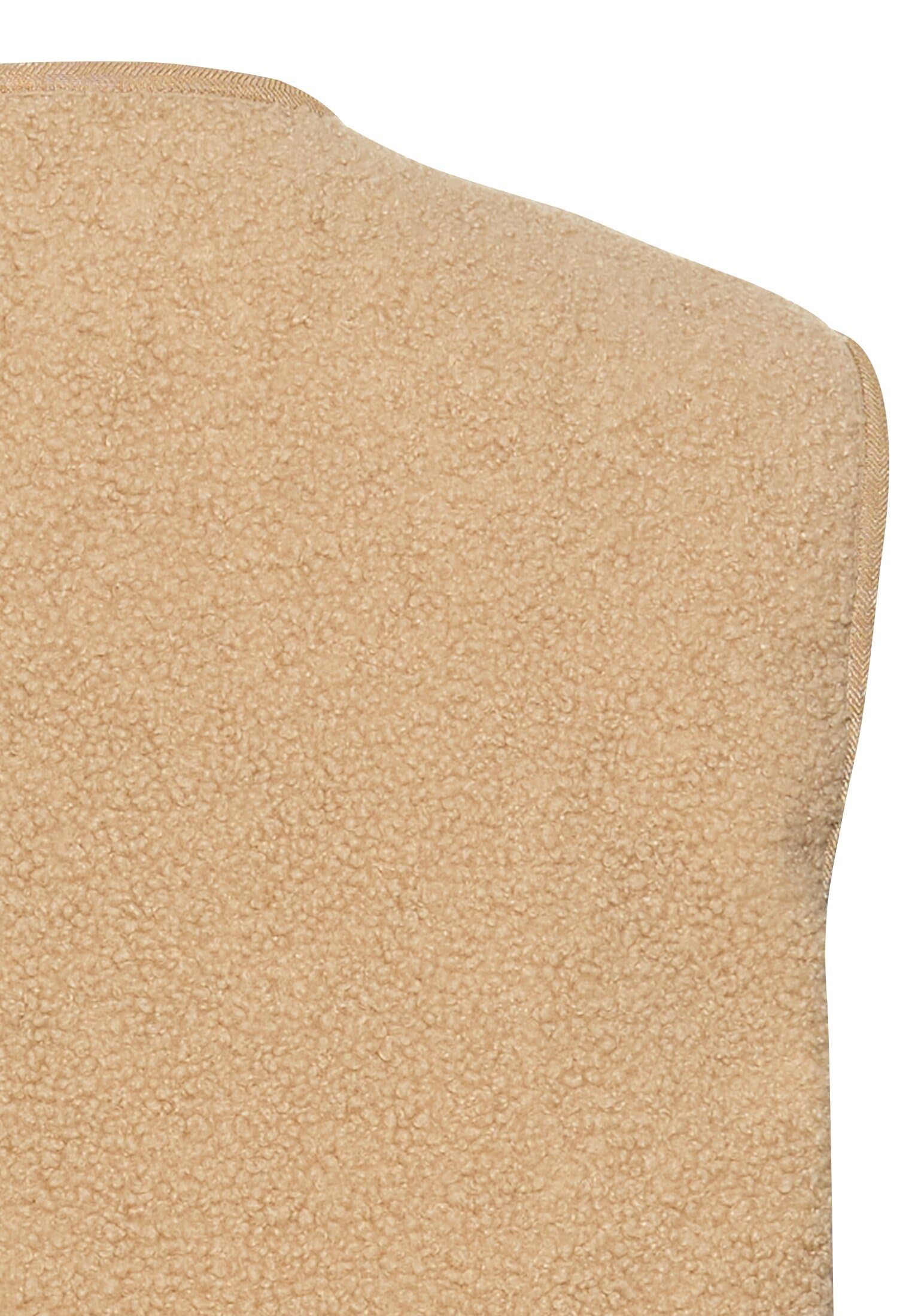 camel active Damen Fleece-Weste mit Knopfverschluss