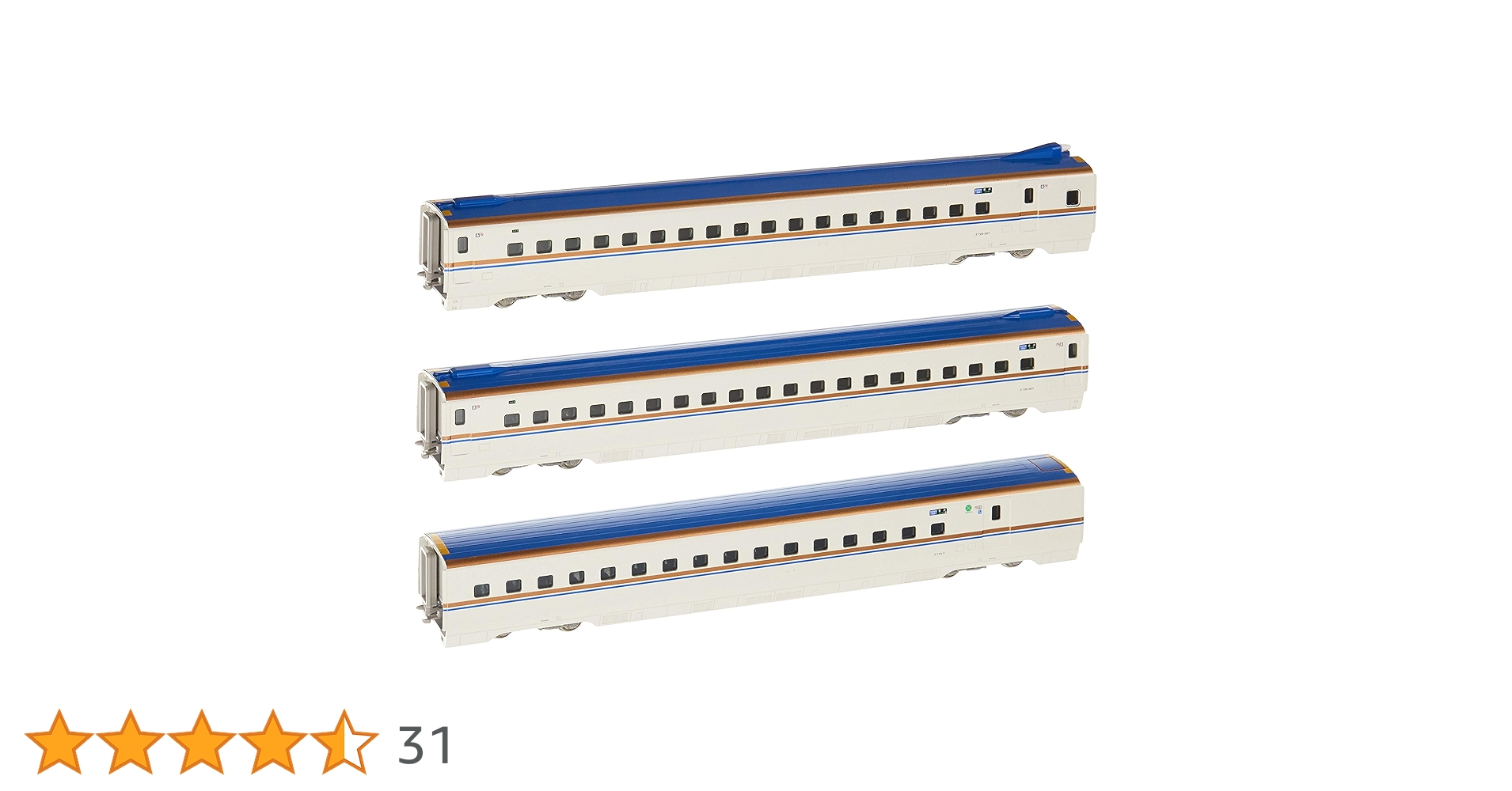 Amazon | KATO Nゲージ E7系 北陸新幹線 かがやき 増結A 3両