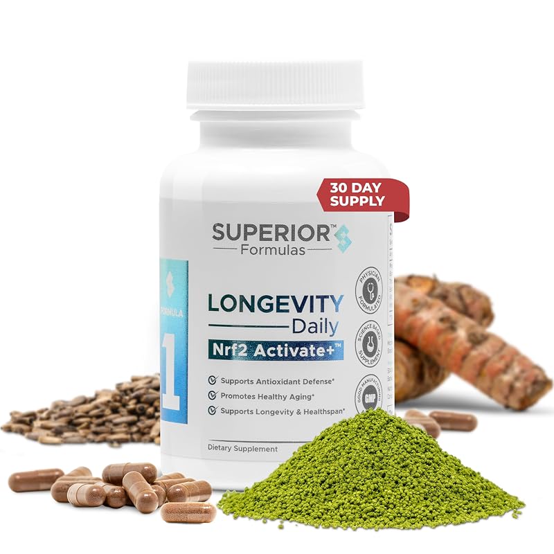 Superior Formulas LLC — Suplemento de Combinação Antioxidante com Ashwagandha, Cúrcuma, Extrato de Chá-Verde, Cardo-Mariano, Bacopa Monnieri e Astaxantina, 749 mg por porção de 2 cápsulas, 60 cápsulas