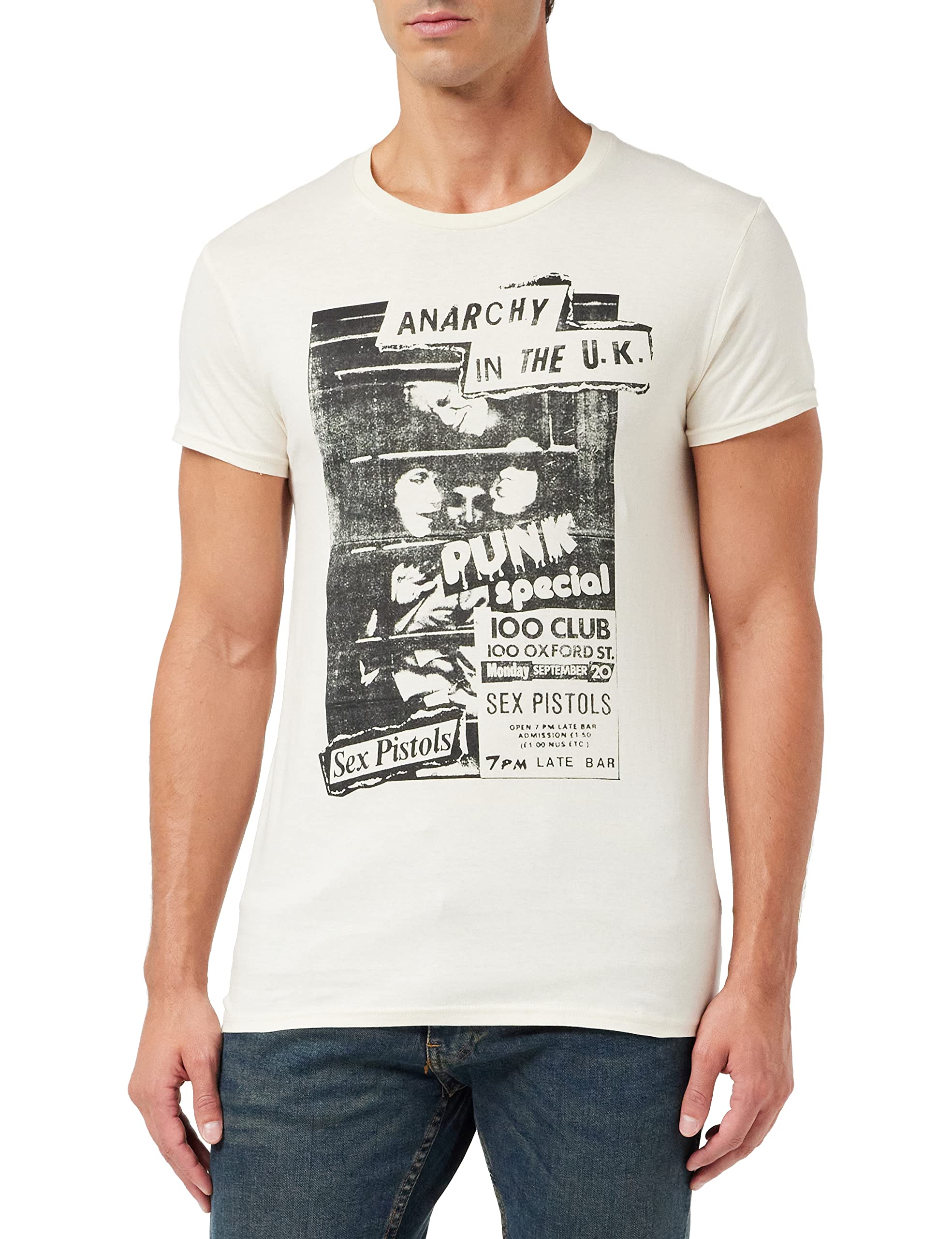 cotton division Men's T-Shirt, Natural, 3XL