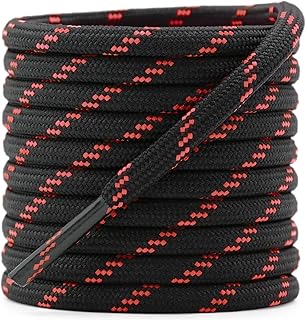 Round Work Boot Laces: Heavy Duty Hiking Shoe Laces for Boots 2 Pair - Buy now