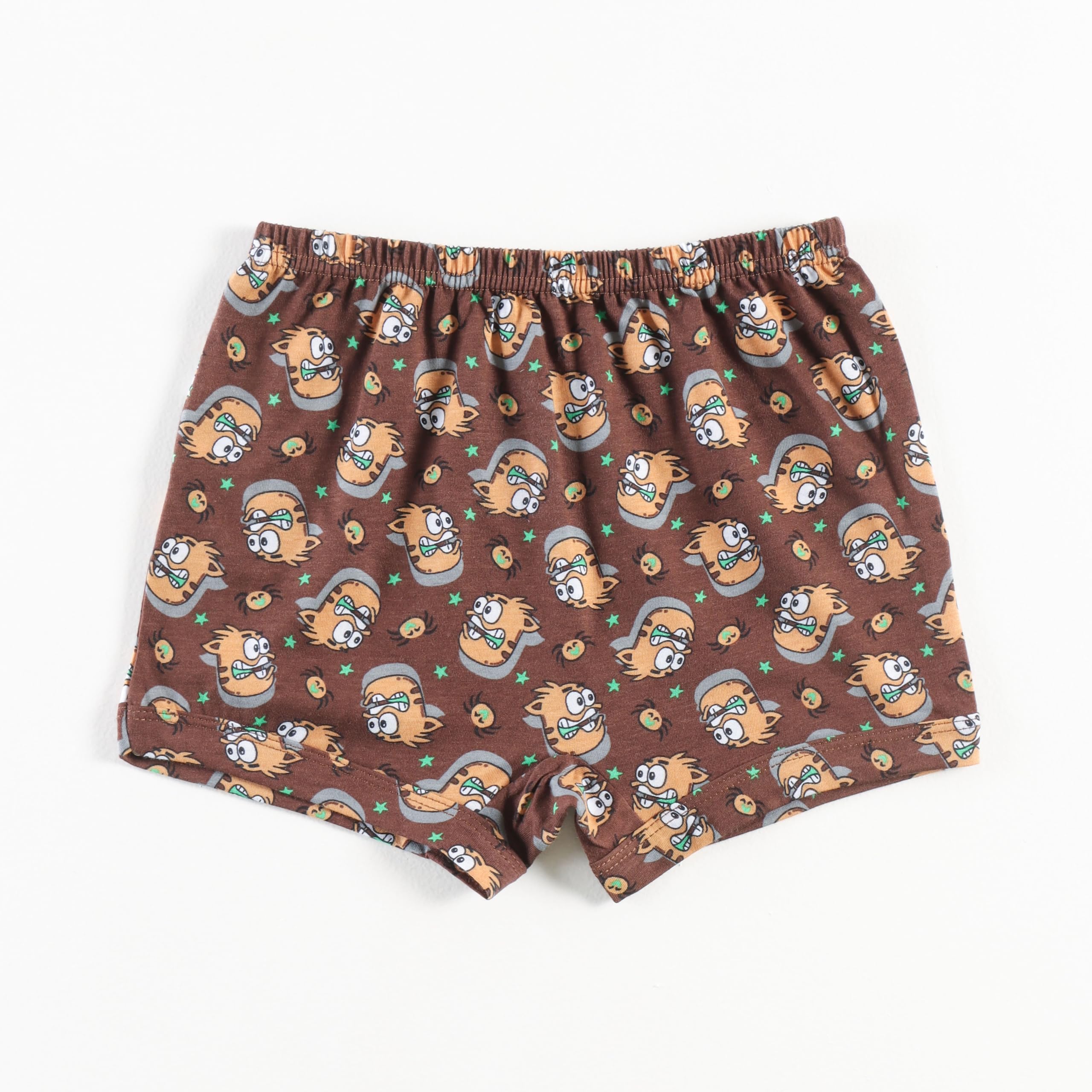 ESSA Super Print 10-Pack Kids' Drawer Trunks | Unisex Multicolor Underwear for Boys and Girls | Mid Rise | 100% Soft Cotton Fabric with Fun All-Over Print Pattern | 60 CM 1