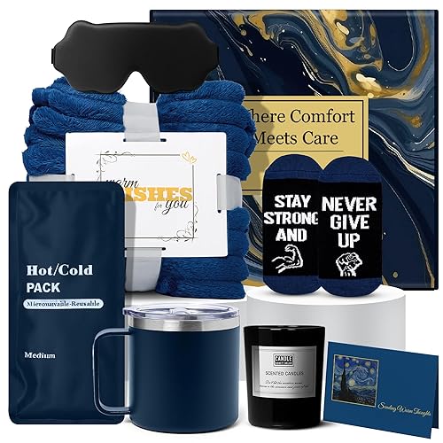 Get Well Soon Gift Basket Men, Care Package for Men,