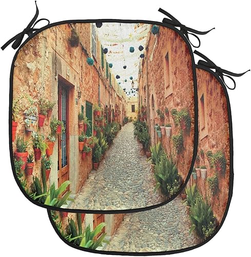 Miniatura 32 de Lunarable Cojín retro para silla, mujer con cabello, letrero de victoria con burbujas de discurso, inspirado en arte pop, acolchado de asiento para