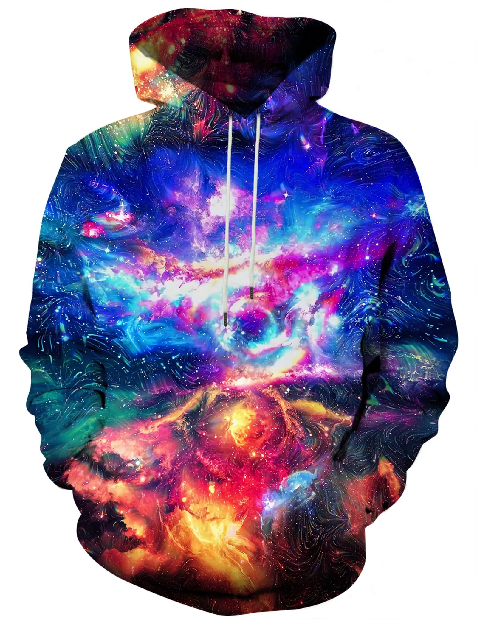 YassweteUnisex Men's and Women's Novelty Hoodies 3D Fashion Digital Print Pullover Hooded Sweatshirts with Pockets