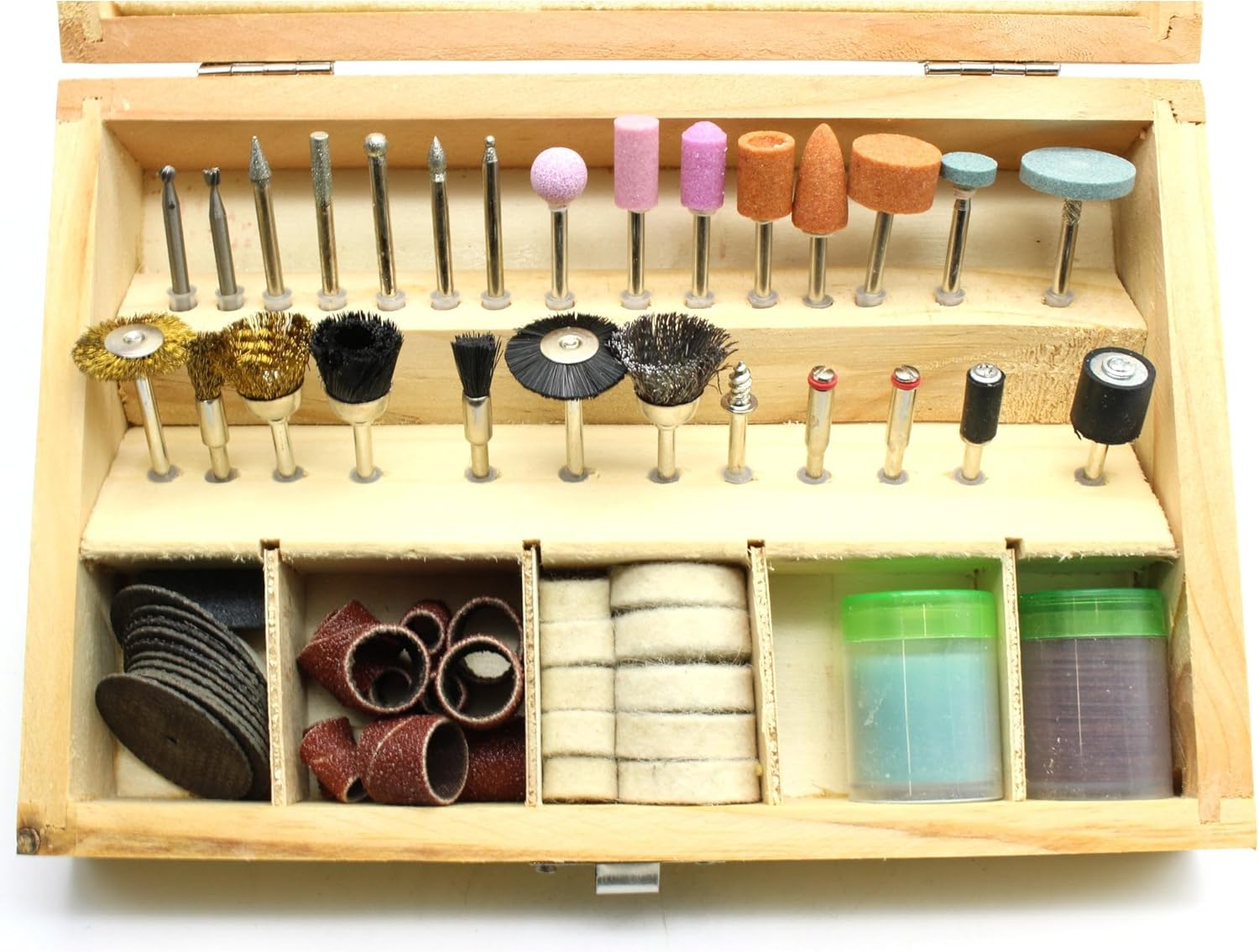TEMO 100 pc Rotary Tool Accessory Set for Dremel and Other Rotary Tools