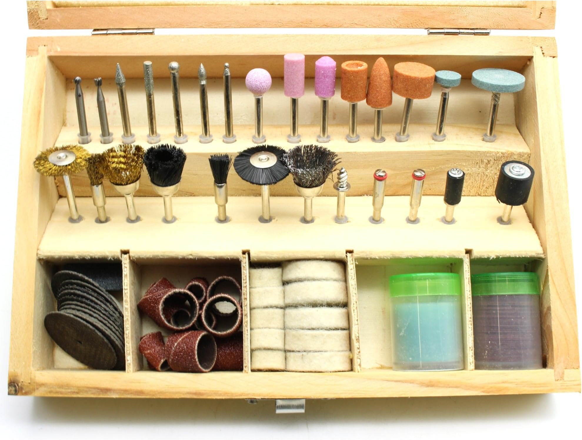 TEMO 100 pc Rotary Tool Accessory Set for Dremel and Compatible