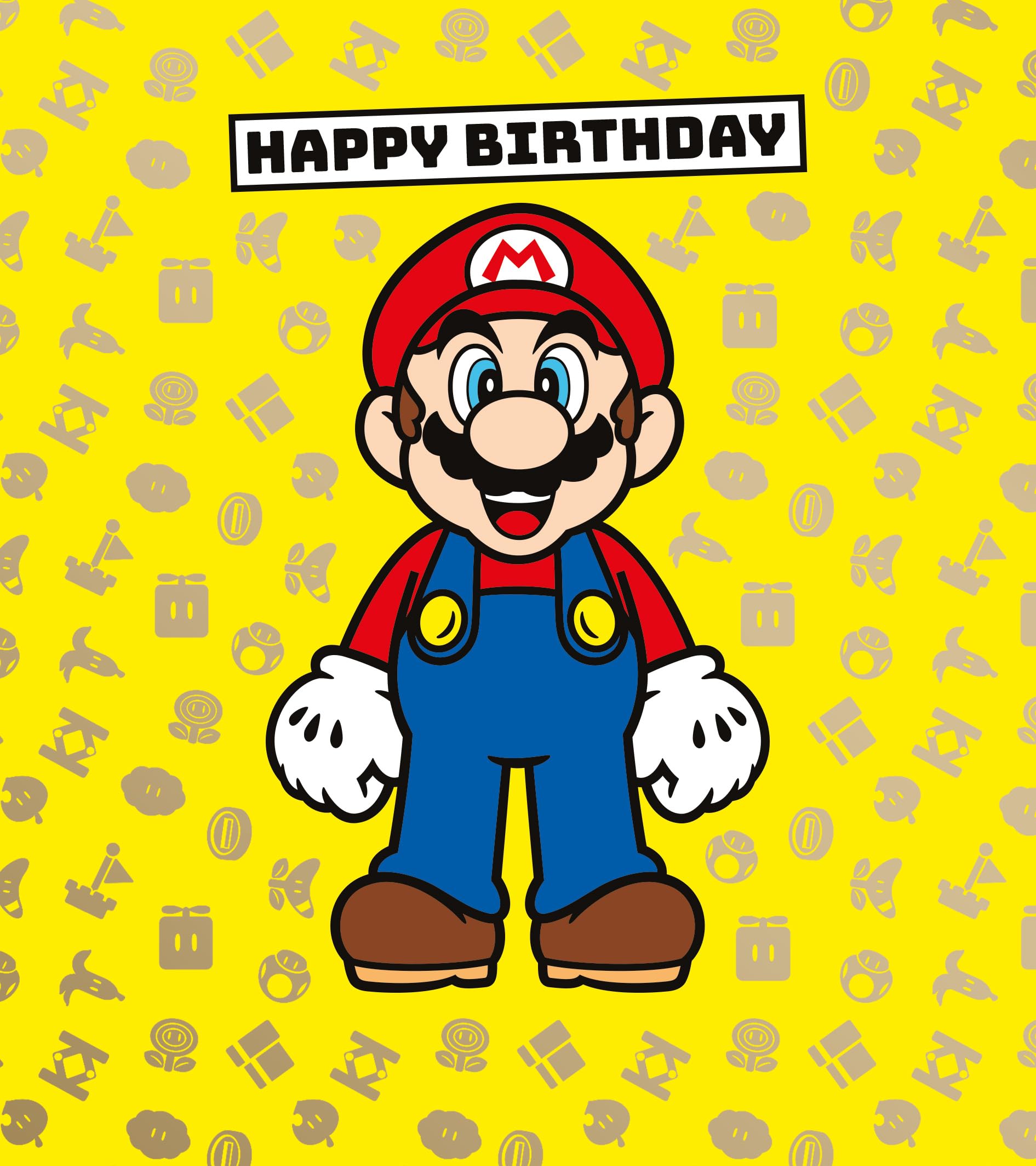 SUPER MARIO BIRTHDAY CARD