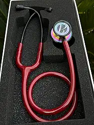 Estetoscópio Bic Eternity Vinho Rainbow Excelente Ausculta - Garantia de 5 anos