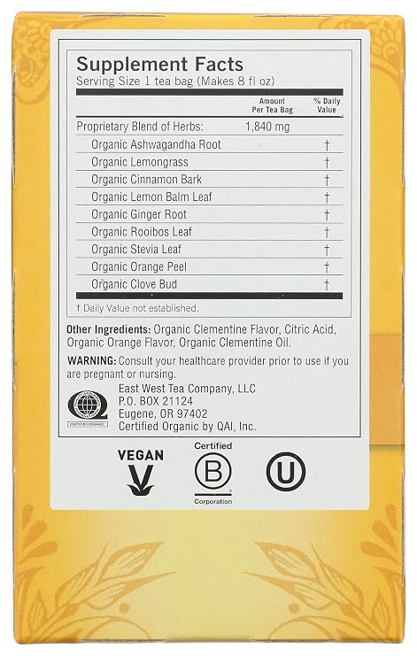 Yogi Tea, Sweet Clementine Stress Support, 16 Count