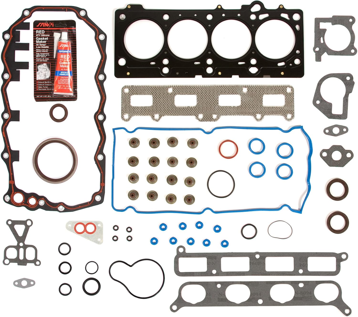 MA-4216921092 Full Gasket Set Compatible With/For 03-09 Chrysler PT Dodge Neon Turbo 2.4 184CID DOHC VIN E G S