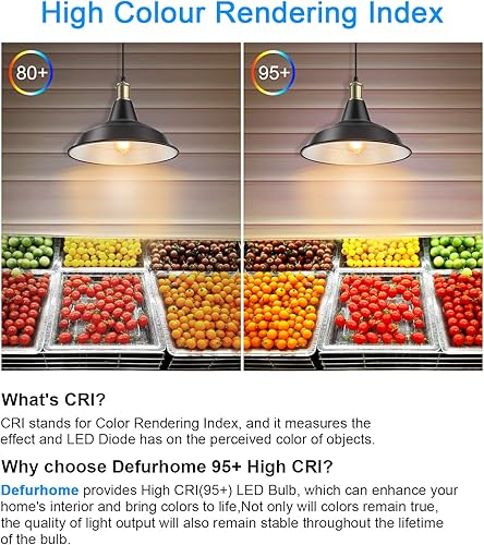 Miniatura 3 de LED Edison - Bombillas equivalentes a 60W, alto 90+ CRI Protección ocular, LED