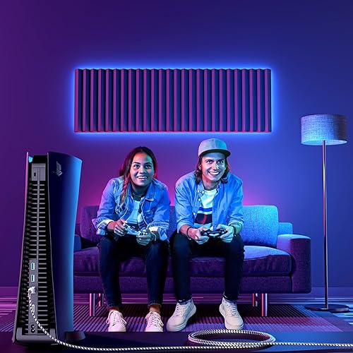 Miniatura 3 de Maximm Cable Ethernet trenzado plano CAT7, paquete de 2 unidades (blanco, 6 pies), 10 Gbps, 600 MHz, conectores RJ45 dorados blindados, diseño