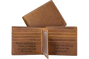Personalized Leather Wallet for Father's Day: A Timeless Keepsake Filled with Memories