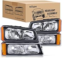 Vista 1 de Faros delanteros Nilight Silverado 2003-2006