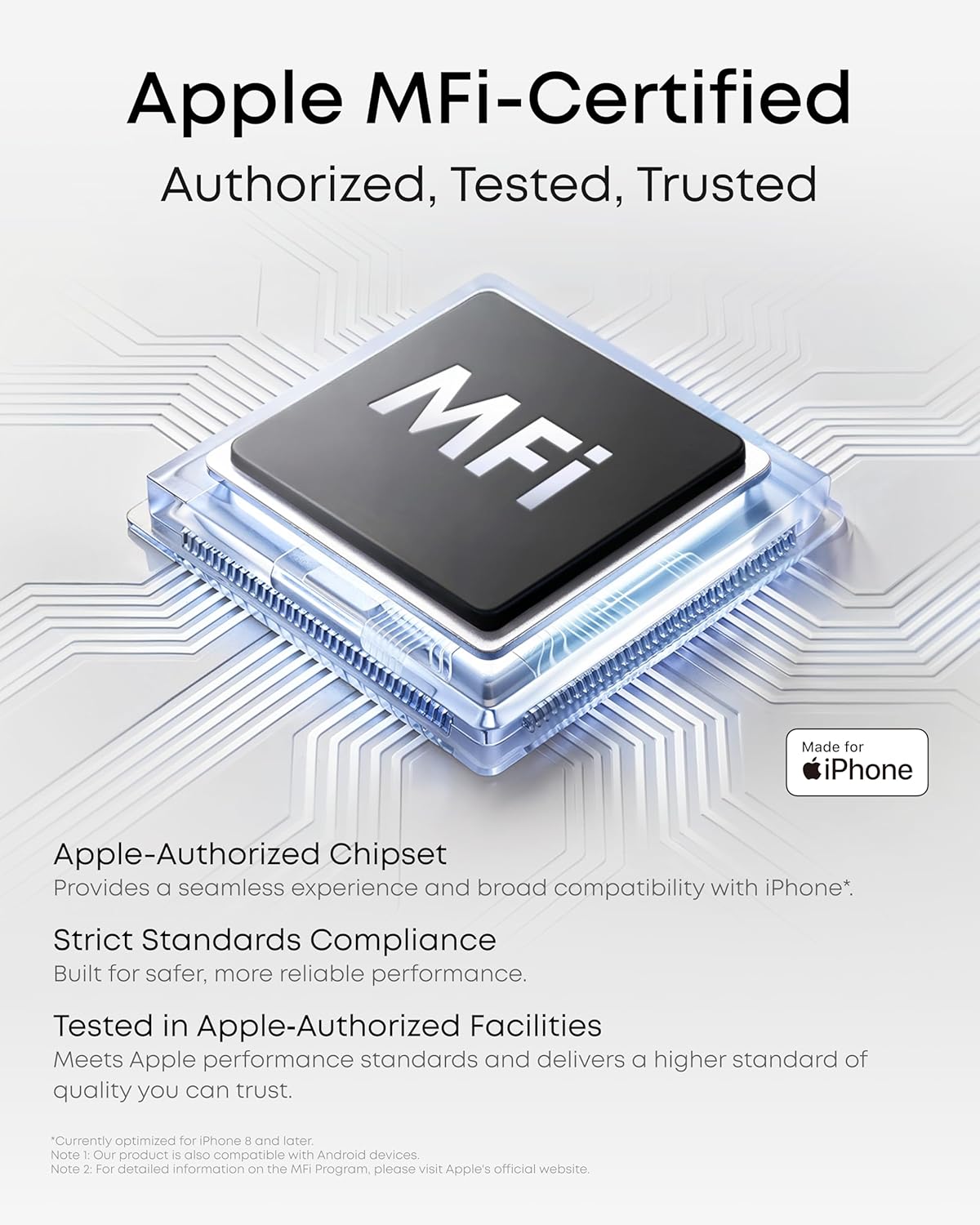 Soundcore Work by Anker, Portable AI Voice Recorder, AI Note Taker, AI Transcription & Summarization, 6-Month Pro at No Charge, Cross-Meeting Summary, MFi Certified, Privacy Protection - Image 4