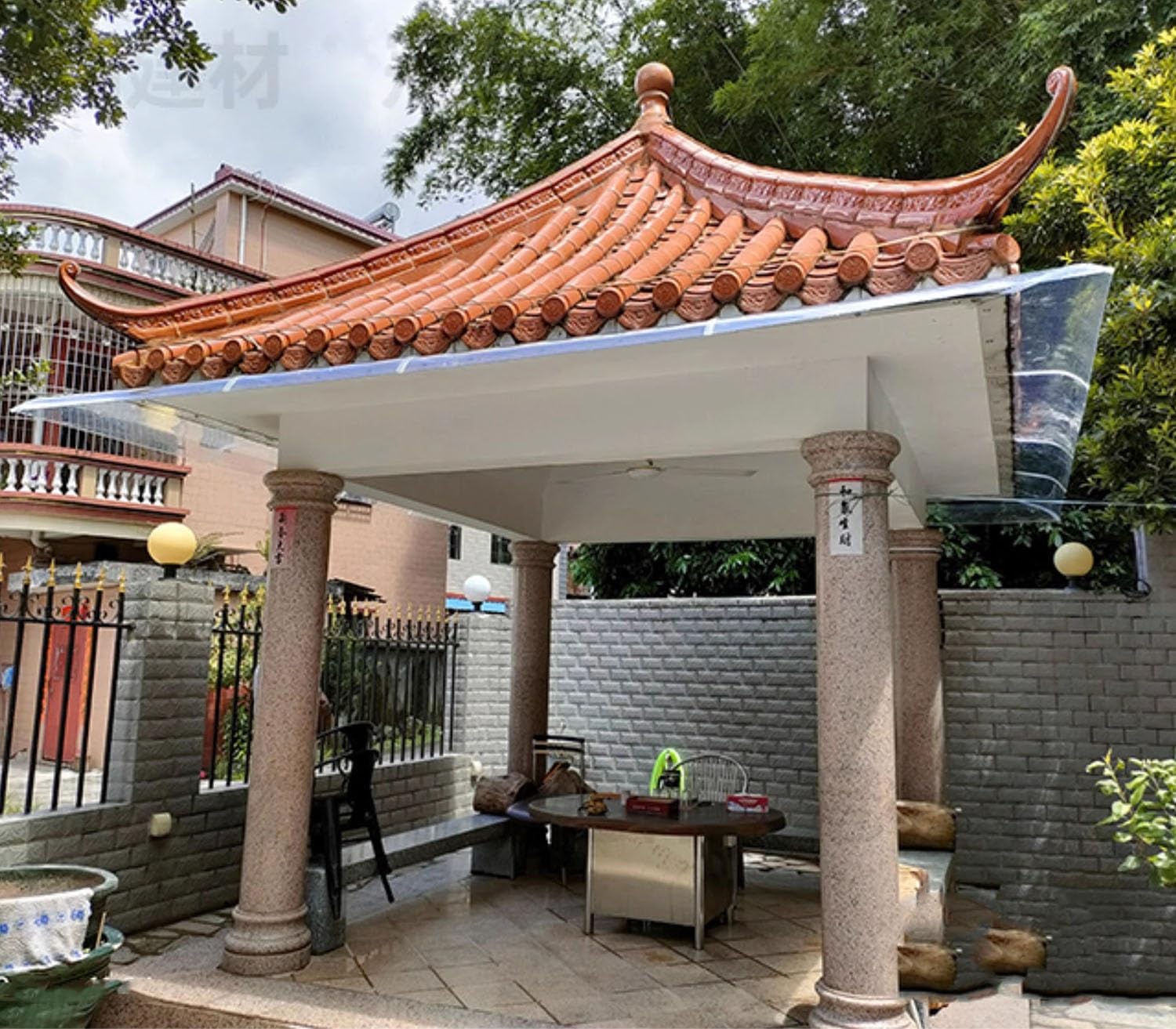 Window Awning Front Door Canopy UV Rain Snow Protection Rain Shelter Cover 15.7 19.6 23.6 31.5 35.4 39.4 43.3 47 in Awning Canopy for Outdoor Patio Porch Roof(40cm)