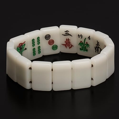 Miniatura 2 de Yellow Mountain Imports Pulsera elástica Mahjong Mini-Tiles