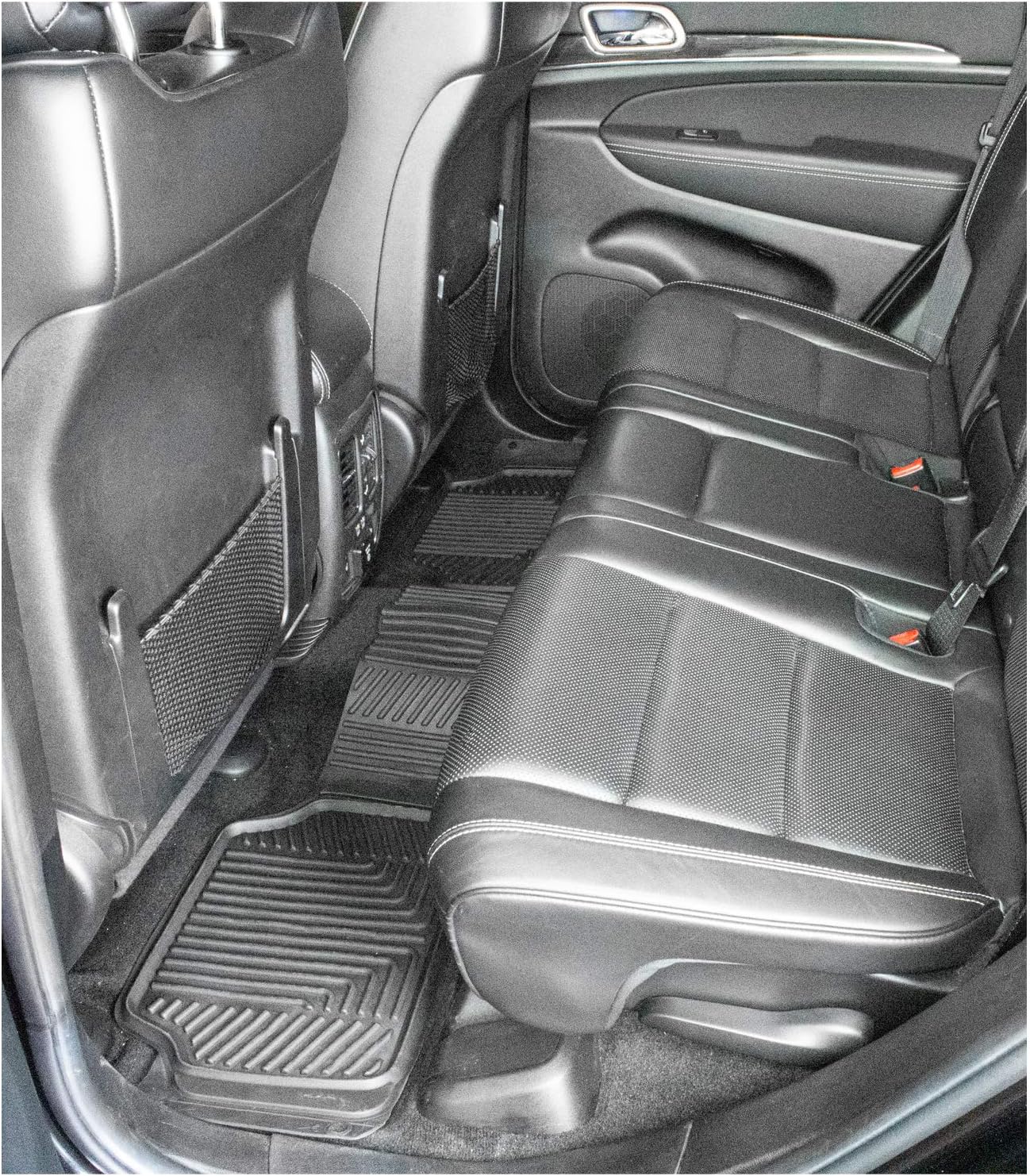 SmartFit Truck Floor Protector, Universal Floor Mats for Trucks, All-Season & Heavy-Duty Mats, Trim to Fit for Full Coverage, Premium Quality and Easy to Clean, Black (3-Piece)