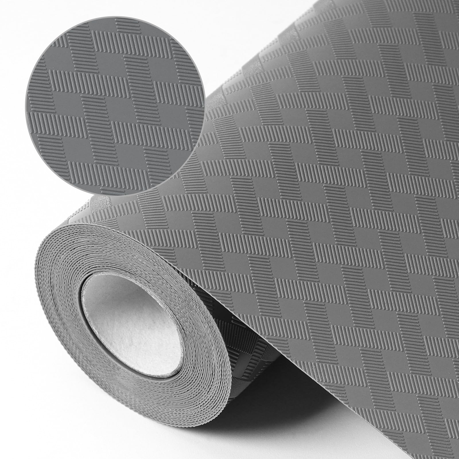 Tappetino Per Cassetti Antiscivolo - Rivestimento Impermeabile Tagliabile, Per Frigorifero, Scaffali (Grigio Scuro, 30x150 Cm) - Foto 7