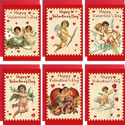 ceiba tree Vintage Valentines Cards Valentine’s Day Cards Assorted Retro