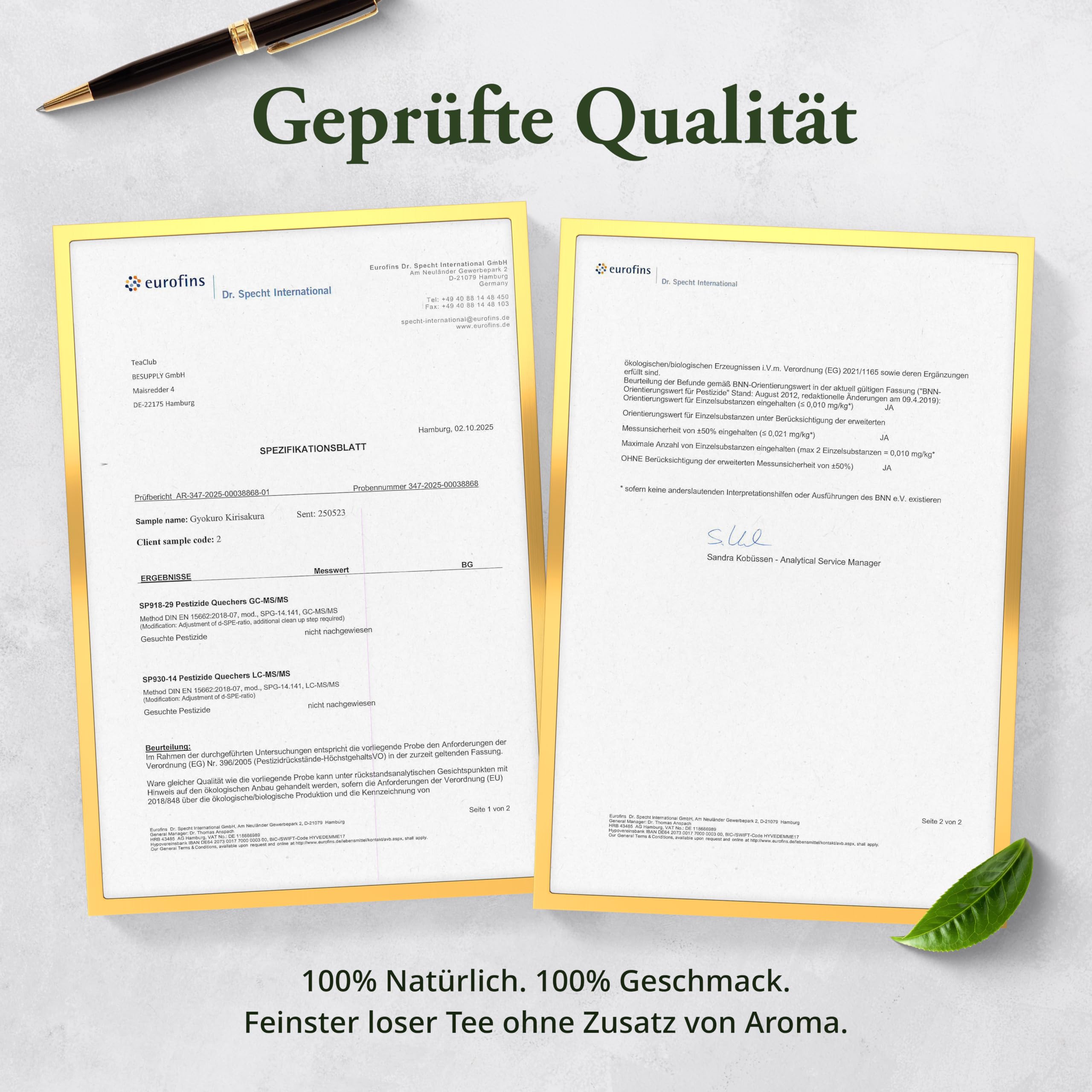 Gyokuro Kirisakura Grüner Tee aus Japan, Aromatisch-Fruchtig mit Intensiver Süße und Umami, Japanischer Grüntee Lose Premium Qualität