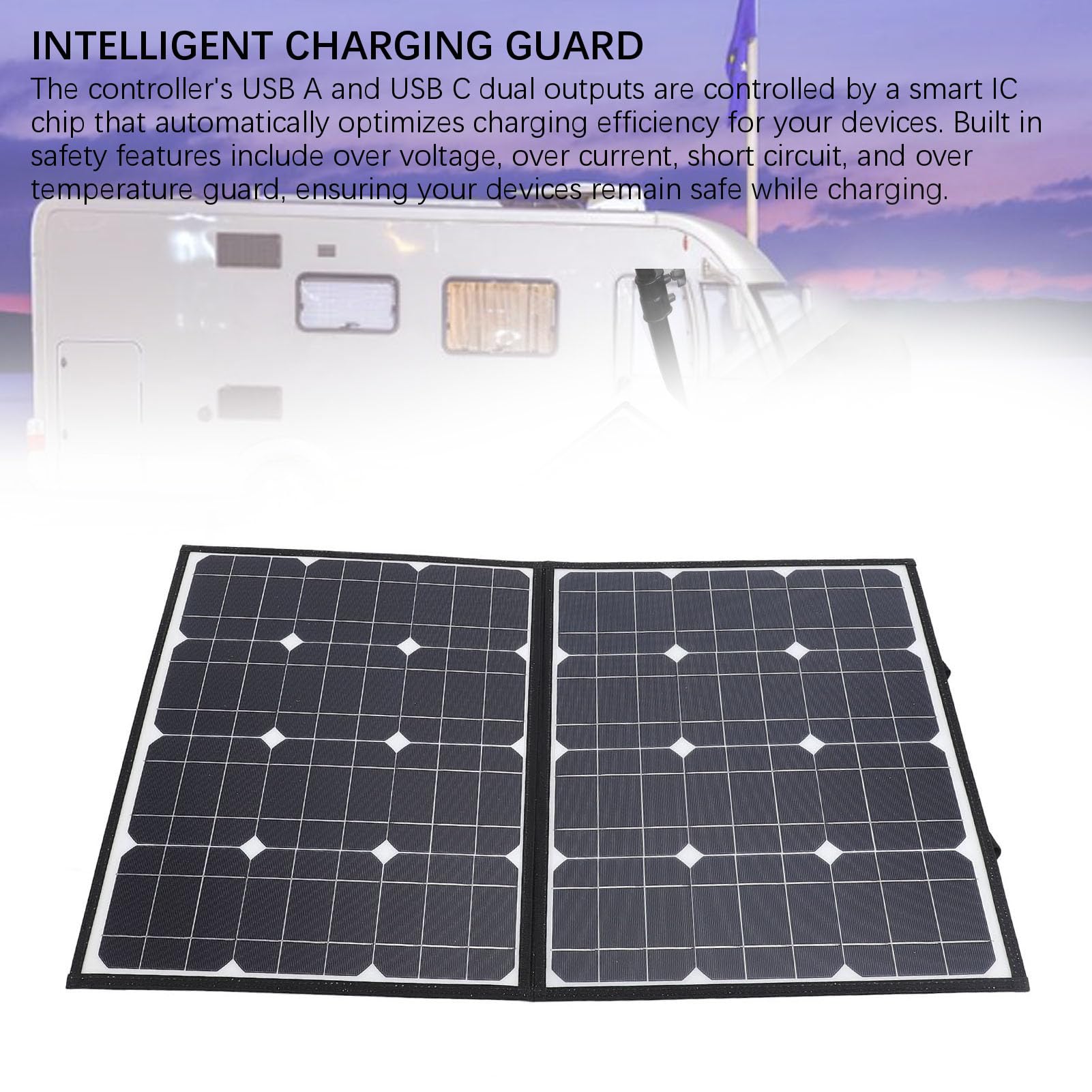 Caricatore Solare Portatile da 200W Pannello Ad Alta Efficienza