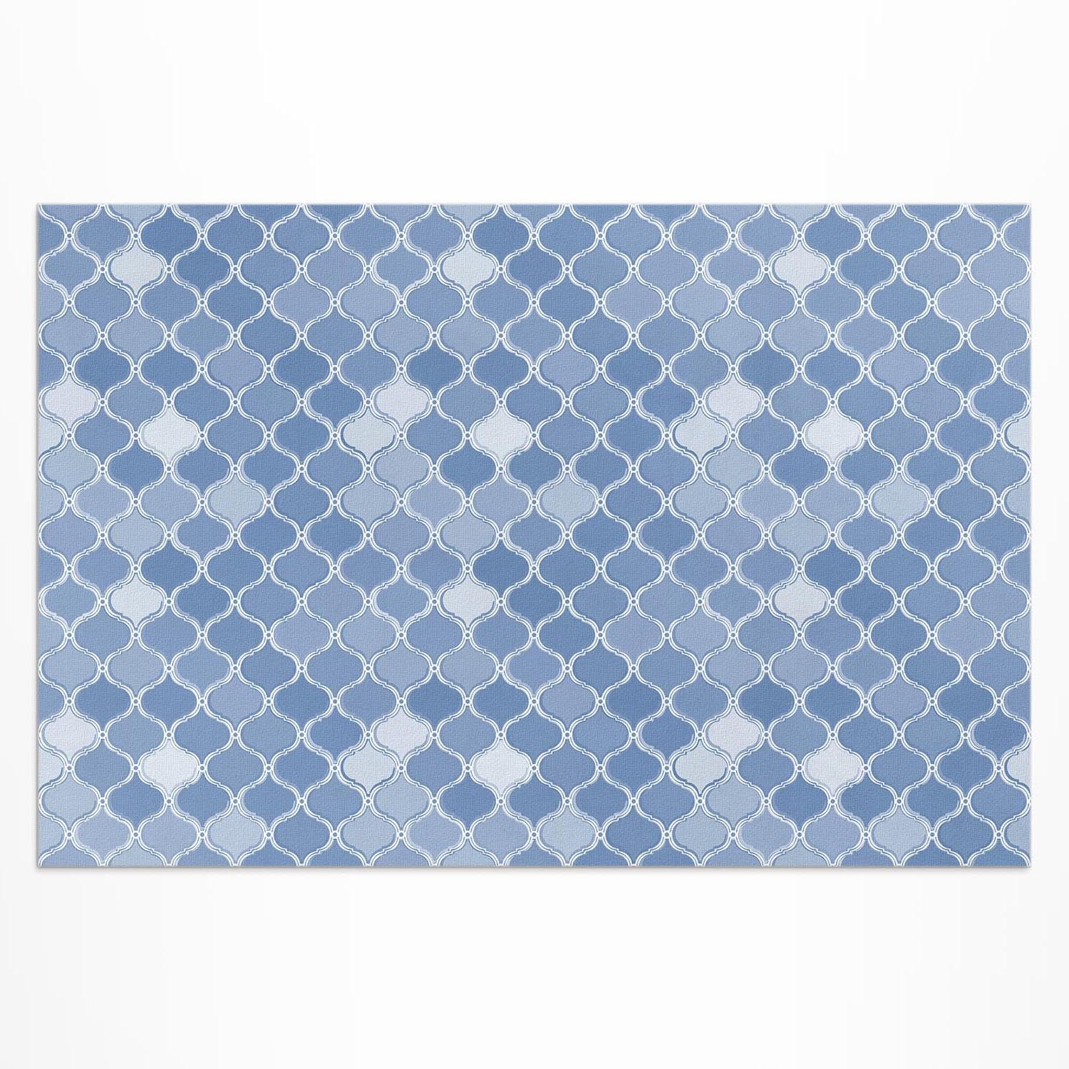 Tapis de sol vinyle 140x210 cm pour une décoration de balcon et porche estivale