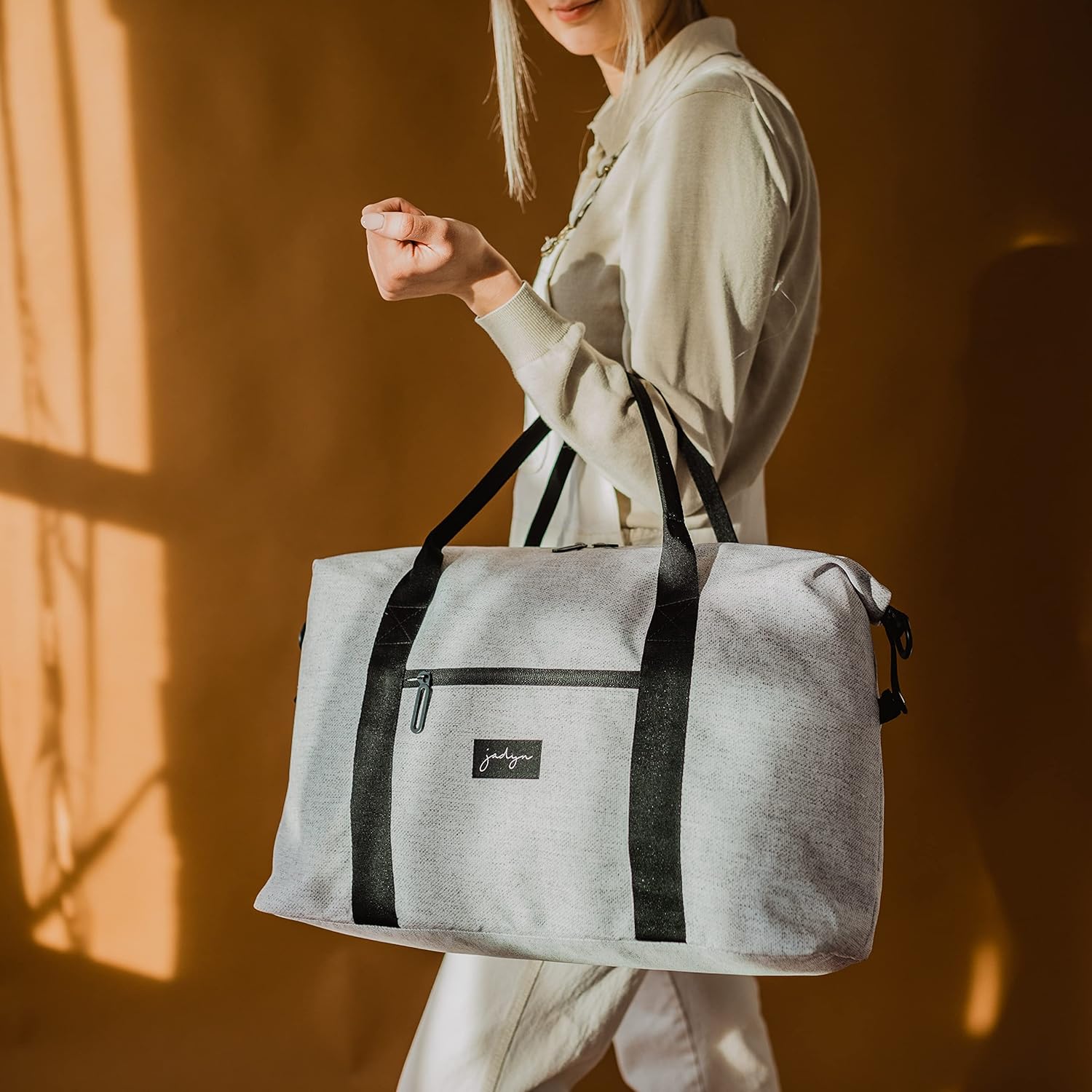 Jadyn Lola Travel Bag, Weekender/Overnight Duffel, Gym Tote Bag for Women, Men - Image 8