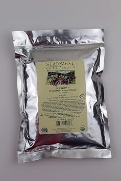 Starwest Botanicals Organic Psyllium Seed Powder - 1 Lb