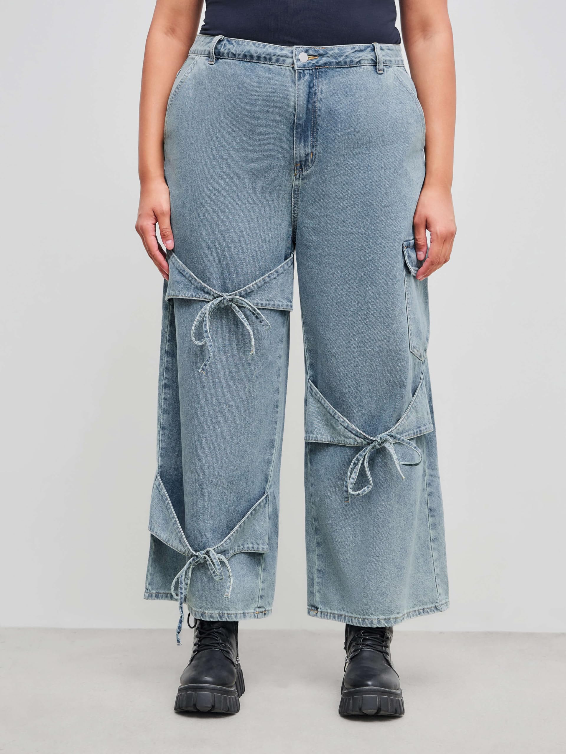 パンツ Andequal back slit curve denim pants M back slit curve denim pants – andequal