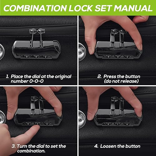 Miniatura 4 de Caja de documentos ignífuga con cerradura de combinación, resistente al agua, resistente al agua, caja fuerte para documentos importantes,