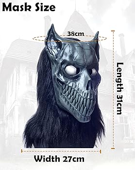 KUMSODE Werwolf Maske - Gruselige Wolfsmaske Für Halloween & Karneval
