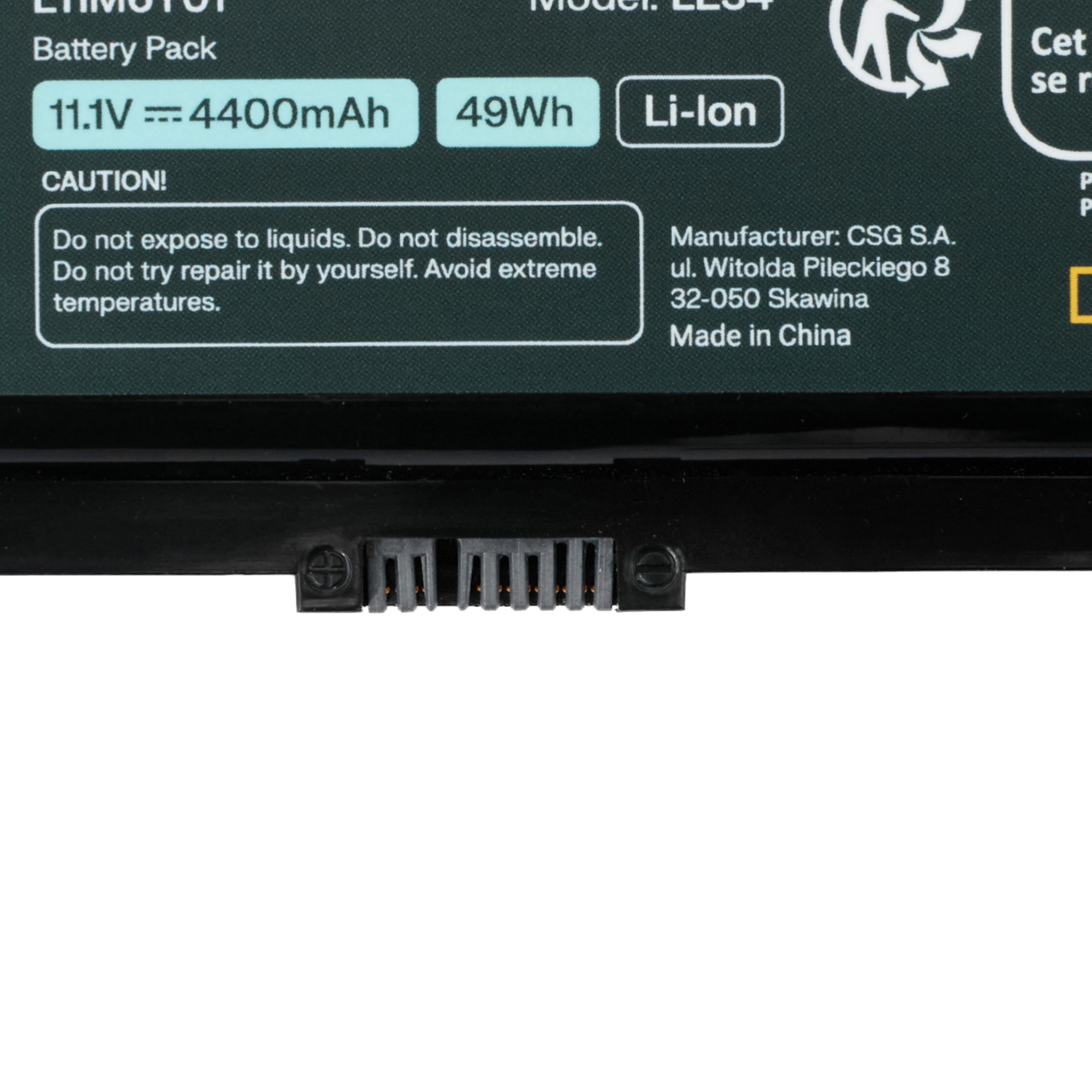 Green Cell Batteria Lenovo L11S6Y01 L11L6Y01 L11M6Y01 per Lenovo G580 G585 G500 G505 G510 G580A G700 G710 B480 B490 B580 B590 B5400 G480 V580 IdeaPad P500 P580 Y480 Y580 Z480 Z580 Z585