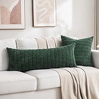 Vista 320 de Fancy Homi Fundas de almohada decorativas bohemias de 20 x 20 pulgadas para sala de estar, sofá, cama, sillón, rústico, moderno, decoración del Crema