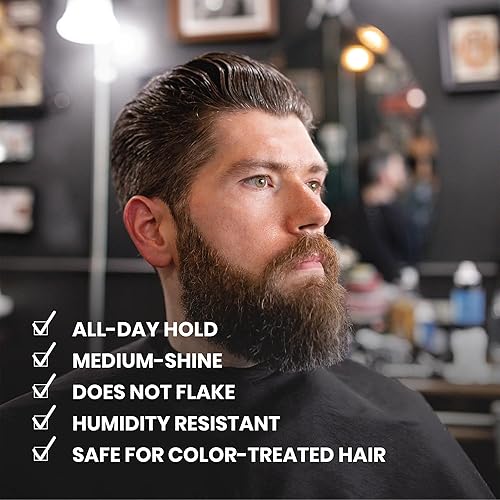 Miniatura 4 de Billy Jealousy Plaster Master Pomada capilar soluble en agua para hombres, fijación fuerte durante todo el día con brillo medio, no se descascara y