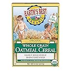 Earth\'s Best Organic Whole Grain Oatmeal Cereal, 8 Ounce