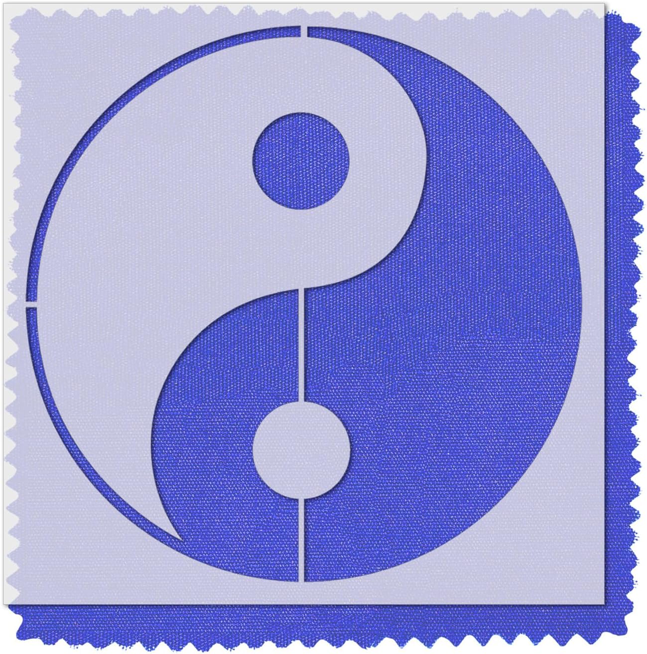 Stencil Stop Yin & Yang Stencil - Reusable for DIY Projects, Painting, Drawing, Crafts - 14 Mil Mylar Plastic (18 x 18 inches)
