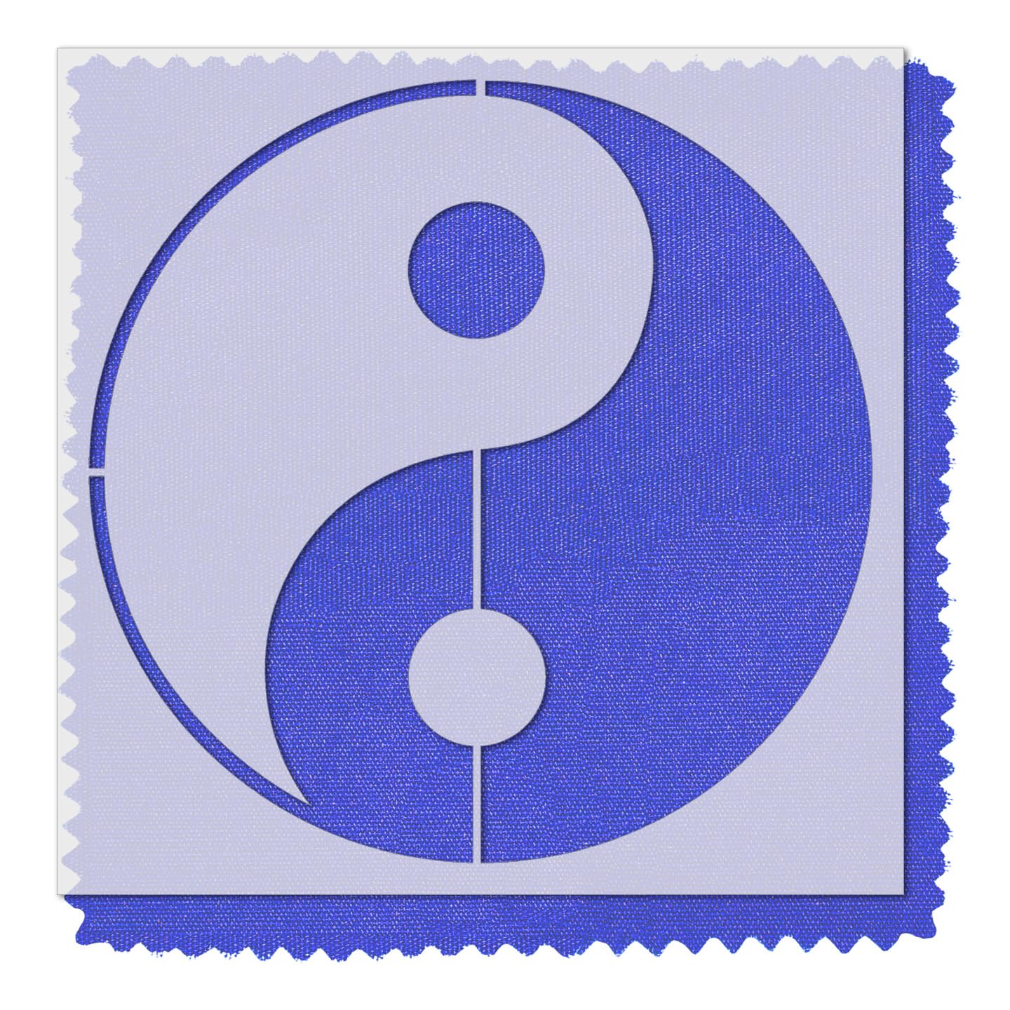 Stencil Stop Yin & Yang Stencil - Reusable for DIY Projects, Painting, Drawing, Crafts - 14 Mil Mylar Plastic (12 x 12 inches)