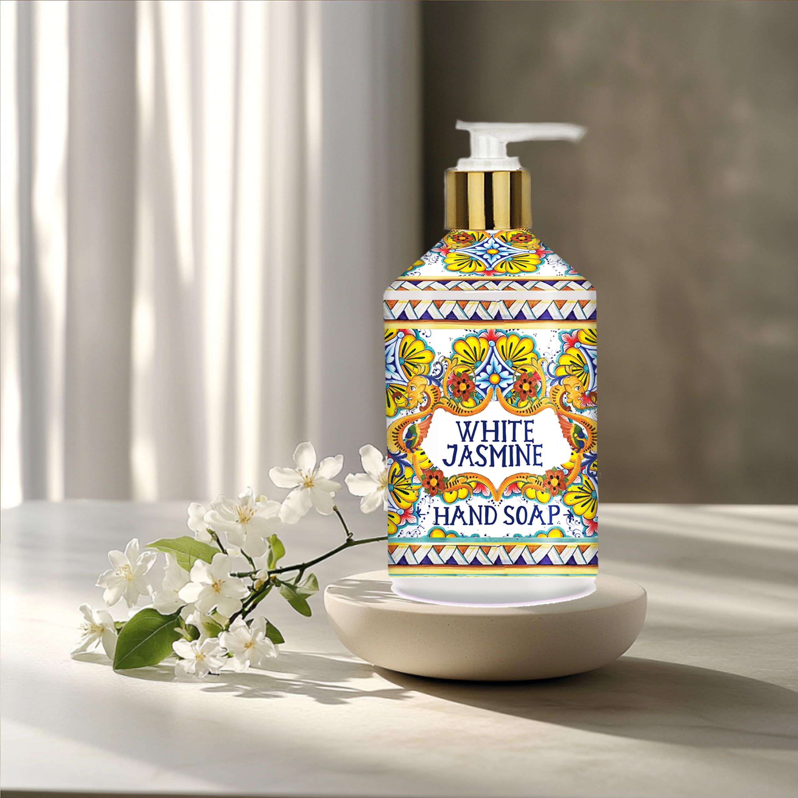 Villa Flora Hand Soap Set, 8 x 21.5 oz Fragranced Liquid Hand Soaps