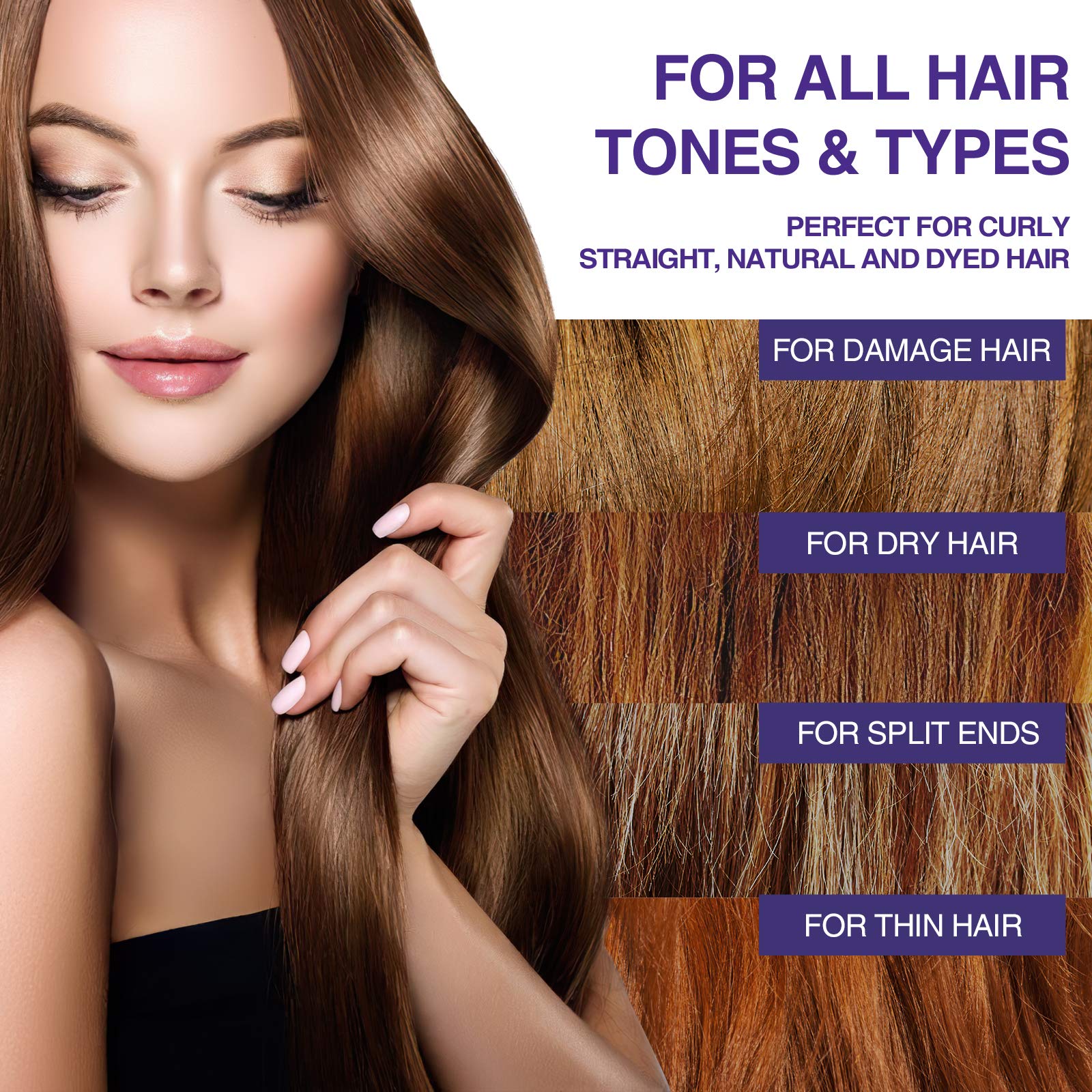 Keratin Hair Mask, SHVYOG Biotin Collagen Keratin Hair Mask for Dry