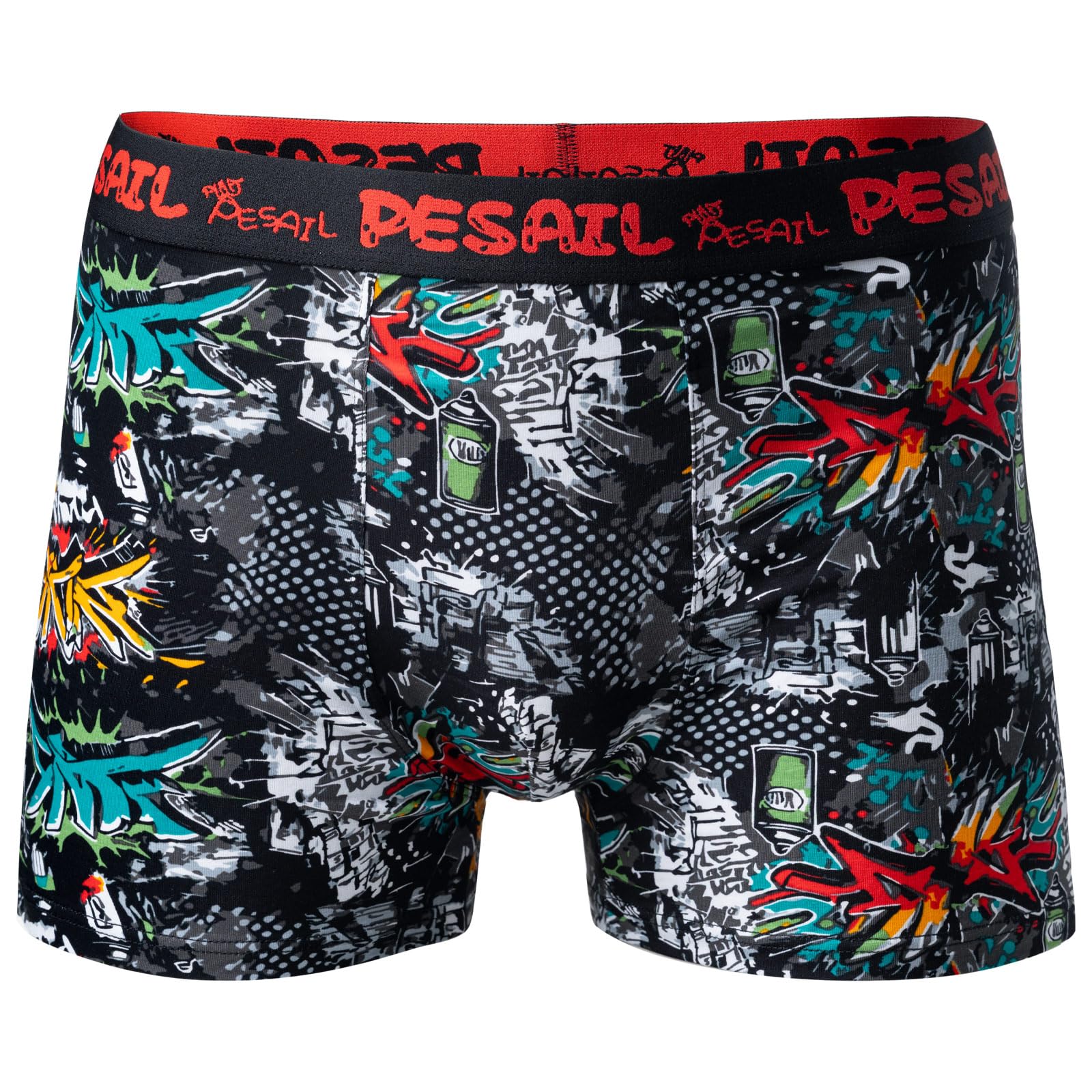 Pack de 8 calzoncillos tipo bóxer para hombre, de algodón y modal, para hombre, retro, ropa interior, diseño divertido